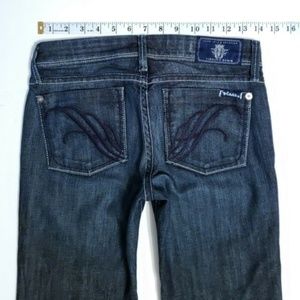 Fidelity LOTUS BOOT CUT Low Rise Dark Jeans 25 32